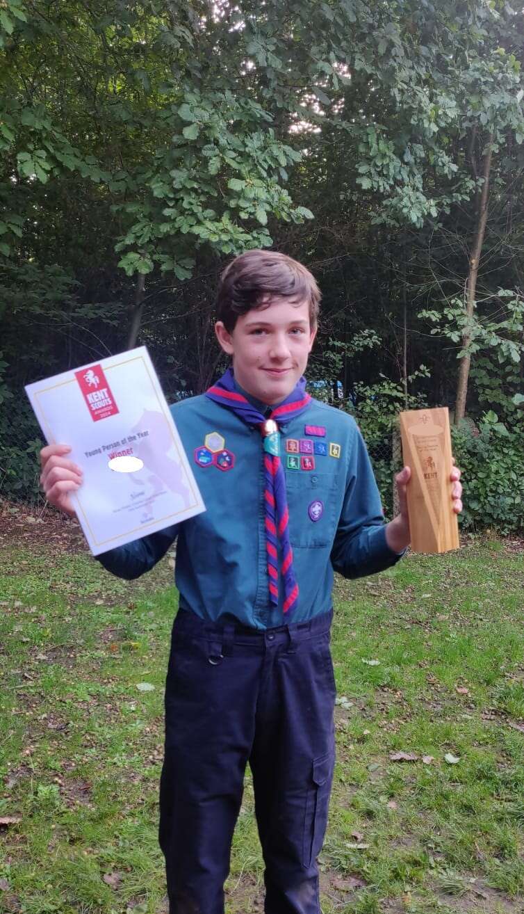 Kent Scouts Award Presentation